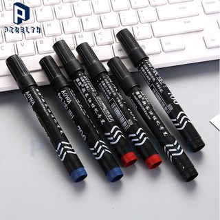 PIXELTH ปากกาเคมี หัวกลม กันน้ำ ลบไม่ได้ Permanent Maker 700 ปากกาหัวใหญ่ ปากกาเขียนซองพัสดุ ปากกาจ่าหน้าซอง ปากกาเขียน