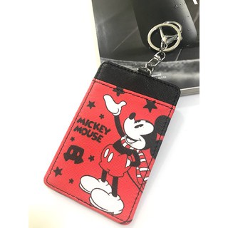 MICKEY RED   ซองใส่บัตร ที่ใส่บัตร ลาย   MICKEY  MOUSE RED   มิคกี้ เมาส์  แดง st      งานดี สวยงาม น่าใช้งาน manopnest