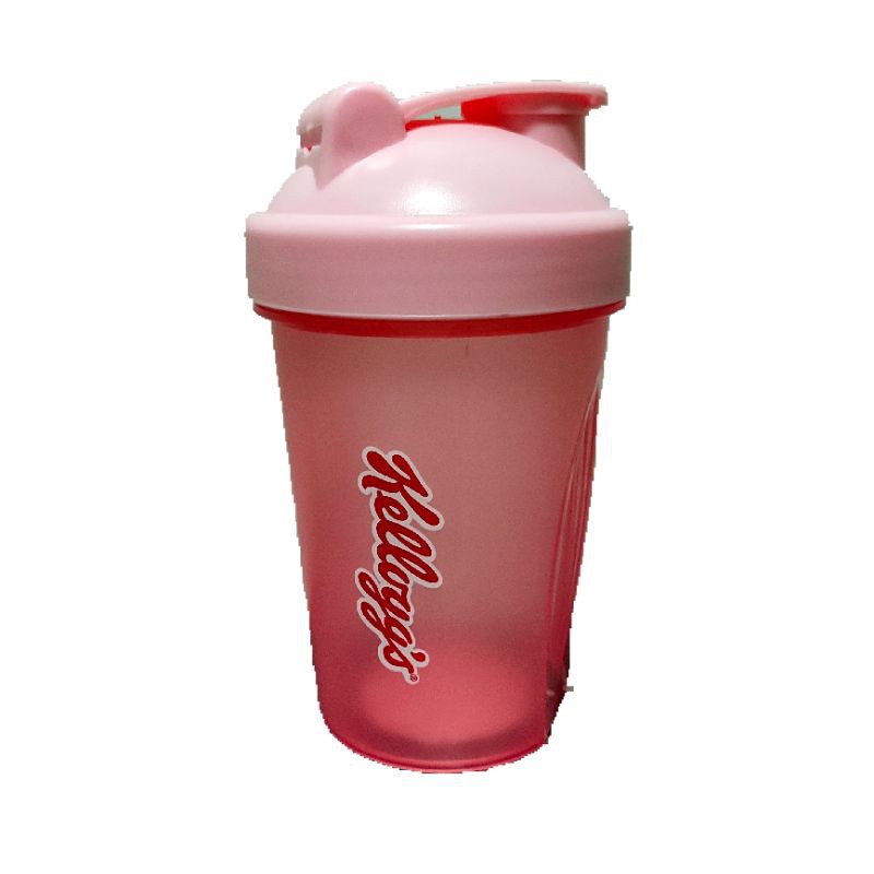 แก้วเชค แก้วโปรตีน kellog ชมพู 15cm