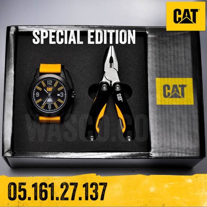 BOX SET 💛 CAT 05.161.27.137 Caterpillar WATCHES Limited Edition - รับประกันศูนย์ 1ปี ของแท้ 100% :: 