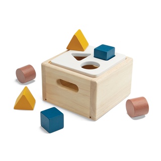 PlanToys 5473 Shape &amp; Sort It Out-Orchard Collection ของเล่นเพื่อการศึกษาและการเรียนรู้ สำหรับเด็ก 12 เดือนขึ้นไป