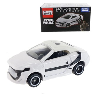 โมเดลรถยนต์ Takara Tomy Tomica Star Wars SC-07 First Order Stormtrooper Metal Diecast Vehicles Toy Cars