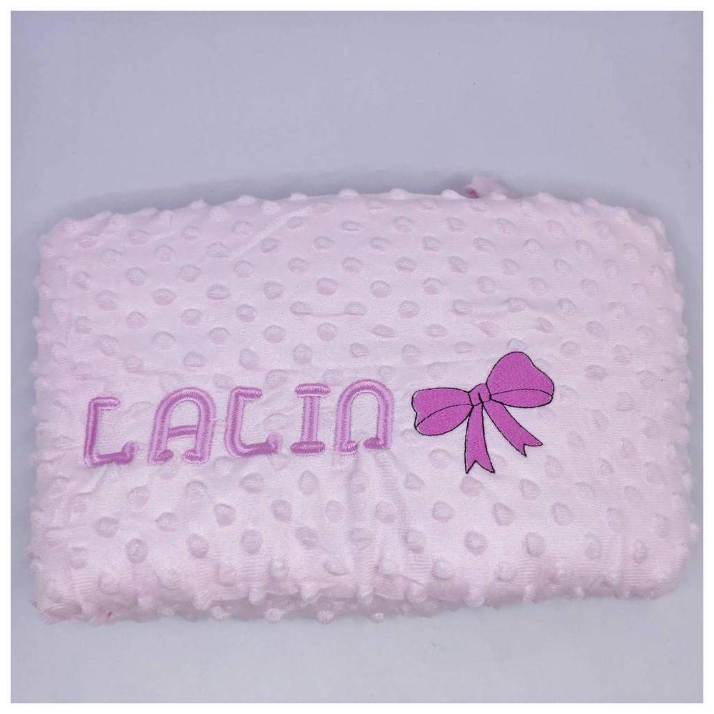 สินค้าพร้อมส่ง ไวมาก ผ้าห่มปักชื่อ ผ้านุ่มมาก ราคาพร้อมปักชื่อ - รูปที่ 2