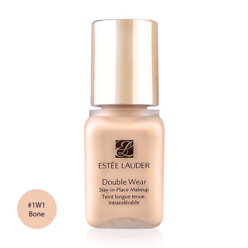 {ของแท้ shop 💯%} Estee Lauder Double Wear Stay In Place Makeup SPF10 7 ml. สี Bone 1W1