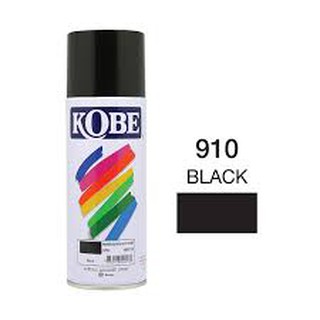 สีสเปรย์โกเบ#910 400ซีซี Black