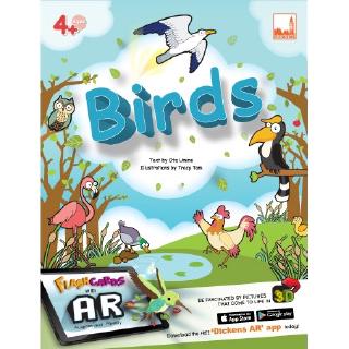 Flash Cards with AR - Birds แฟลชการ์ด บัตรคำศัพท์ ของเล่นเสริมพัฒนาการ Pelangithai