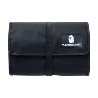 กระเป๋าเก็บของกระเป๋าอเนกประสงค์Bape washing bag toiletry case classic black