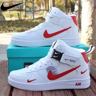 Nike Air force รองเท้านักเรียน รุ่น  รองเท้า  สีขาว ไซส์39-44รองเท้าส้นสูง หนัง