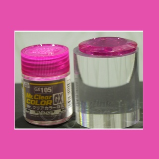 สีเครียสูตรทินเนอร์ GX105 CLEAR PINK 18ML