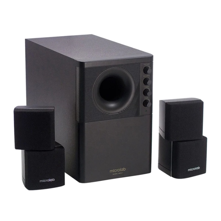 Microlab X2 / 2.1 BT Bluetooth Speaker 2.1 ลำโพงบลูทูธ สำหรับคอมพิวเตอร์ 2.1 ริมแดง