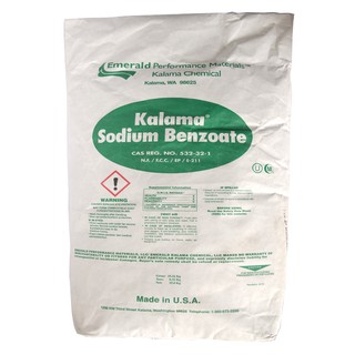 สารกันบูด อเมริกา (แบบผง) (SODIUM BENZOATE (KALAMA)(POWDER)) 25 กิโลกรัม / กระสอบ