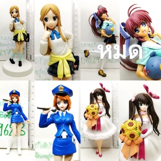 (แท้/มือ2ไม่มีกล่อง) Sega Premium Figure สาว ผมสีเหลือง ถือกระเป๋า แลปลิ้น