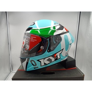 หมวกกันน็อค KYT TT Couse Replica - Dalla Porta Leopard Racing