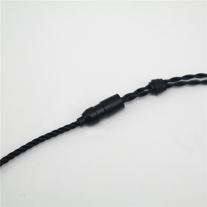 สายหูฟัง DIY กึ่งสำเร็จ 3.5mm สายถัก 4 เส้น