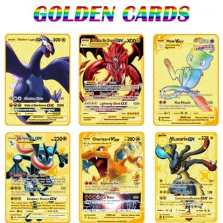 พวงกุญแจโลหะ PIKACHU Charizard Golden Vmax ของขวัญสําหรับเด็ก