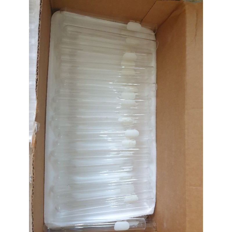 ชุด 2,3,4,5,10 หลอด มีจุกให้ หลอดทดลองทนไฟ Pyrex test tube 9820 15×150มม.