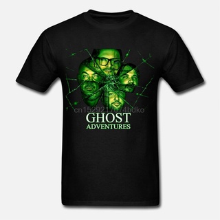 เสื้อยืดผ้าฝ้าย ใหม่ เสื้อยืดลําลอง แขนสั้น พิมพ์ลาย Ghost Adventures สีดํา สําหรับผู้ชาย ไซซ์ S-3XL