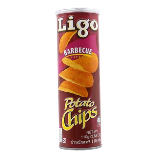 ลิโก้มันฝรั่งรสบาร์บีคิว 110กรัม Ligo Potato BBQ Flavor 110g.