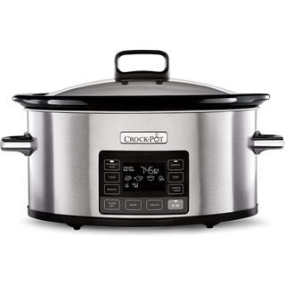 หม้อตุ๋น Crockpot TimeSelect Digital Slow Cooker | Programmable Digital Display | 5.6 L CSC066 ใช้ไฟไทย 220v UK Imported