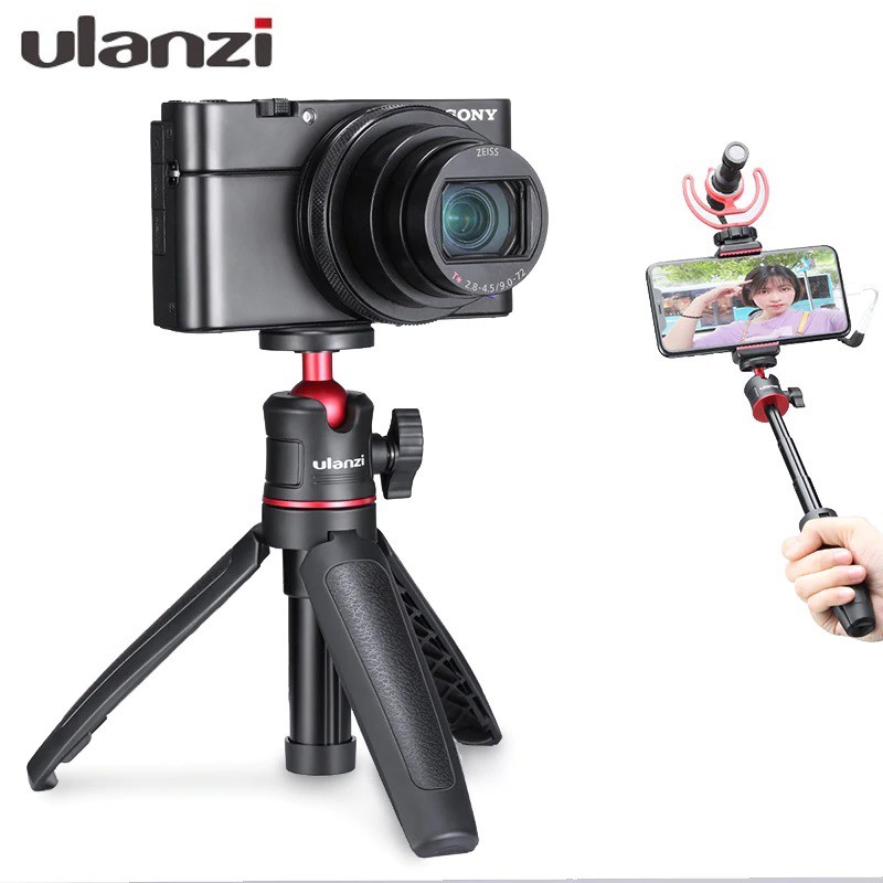 ULANZI MT-08 ไม้เซลฟี่ขาตั้งกล้องส่วนต่อขยายขนาดเล็กสําหรับสมาร์ทโฟน / กล้อง GoPro / Insta360 / DJI 