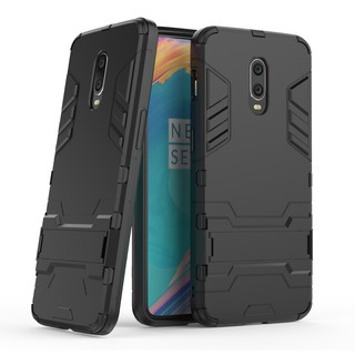 (สต็อกพร้อม) OnePlus 6T กรณี Armor Case with Kickstand