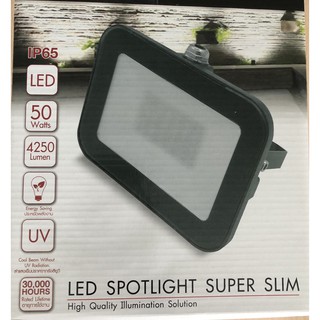 🔥โค้ด INCLZ55 ลด50% 🔥 สปอตไลท์ Spotlight LED Floodlight 50W (ใช้ไฟบ้าน 220V)