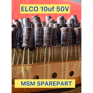 Elco 10uf 50V NIPPON เคมี