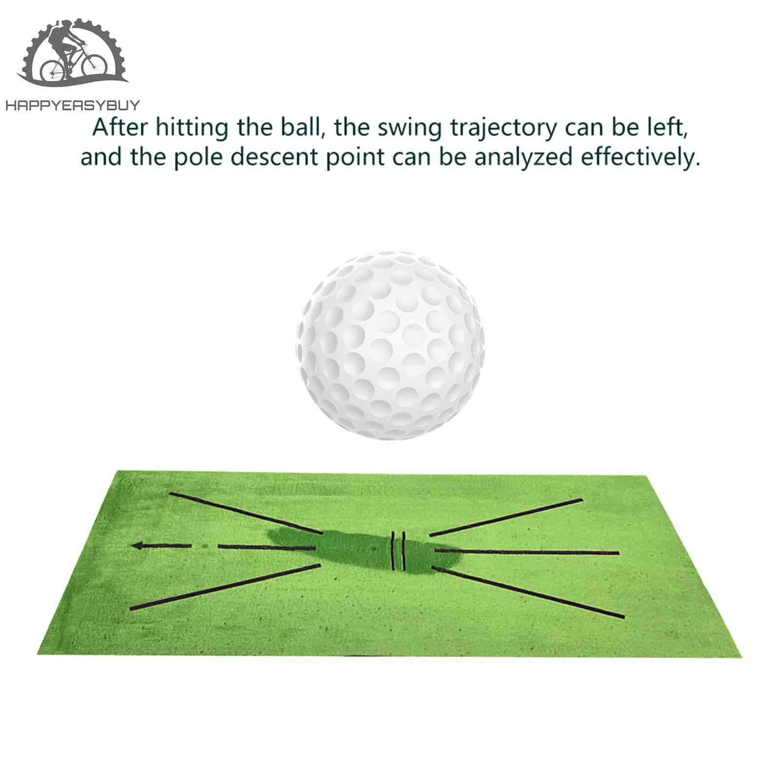 golf training mat swing detection