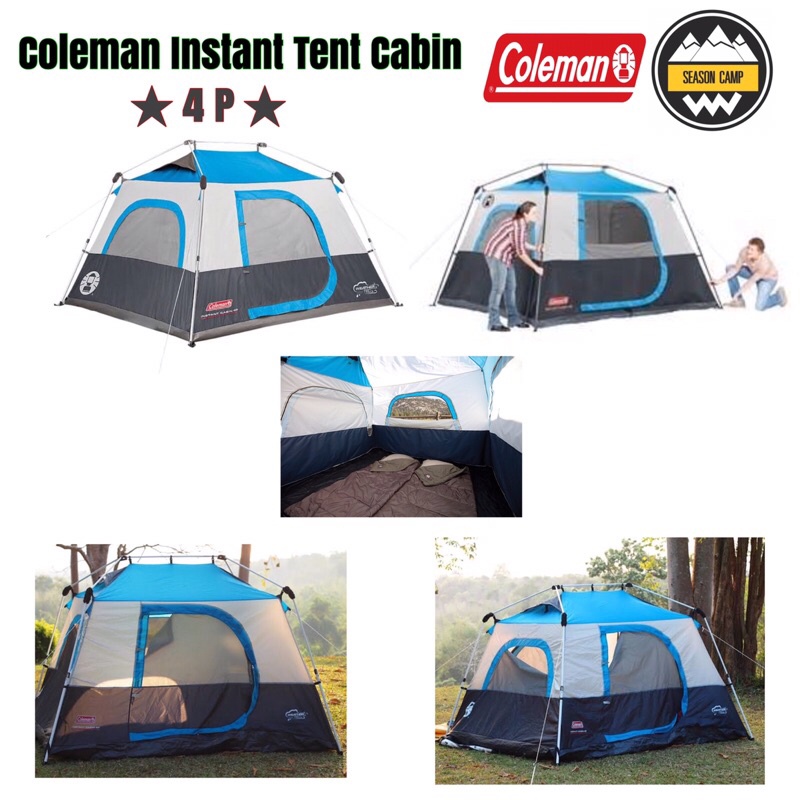 coleman Instant Tent Cabin 4 P
