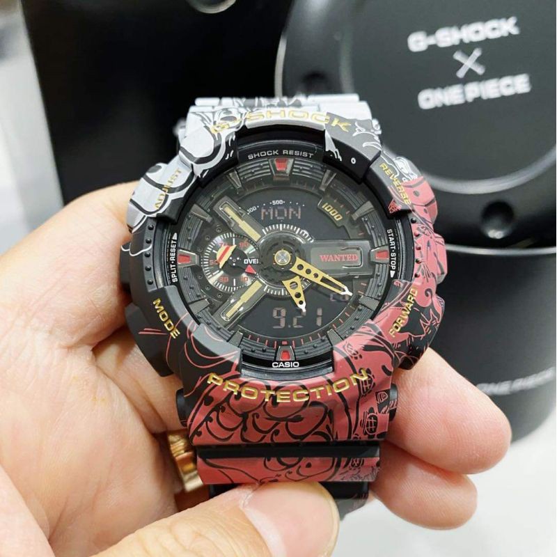 นาฬิกา นาฬิกาข้อมือเด็ก นาฬิกาข้อมือ Casio G-Shock X ONE PIECE GA-110JOP-1A4 ONE PIECE (พร้อมกล่อง)