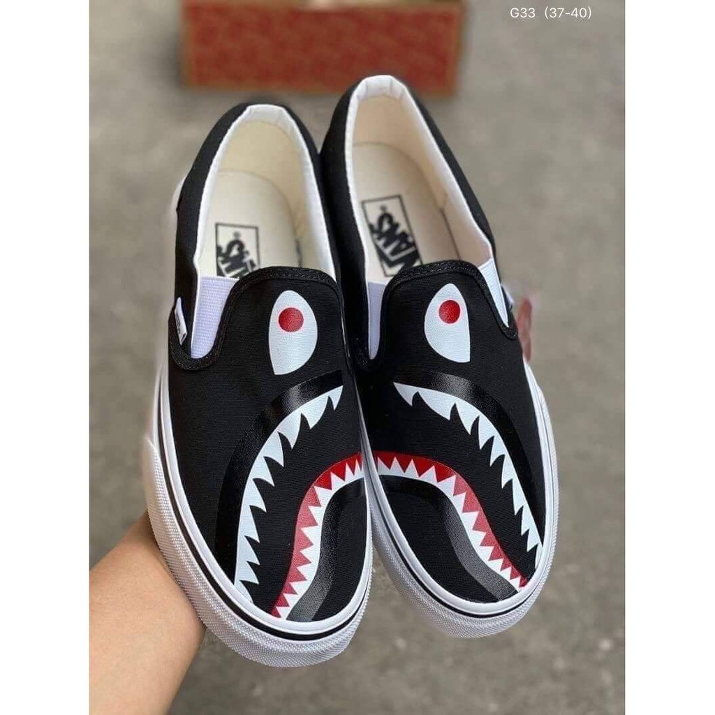 bape slip on vans