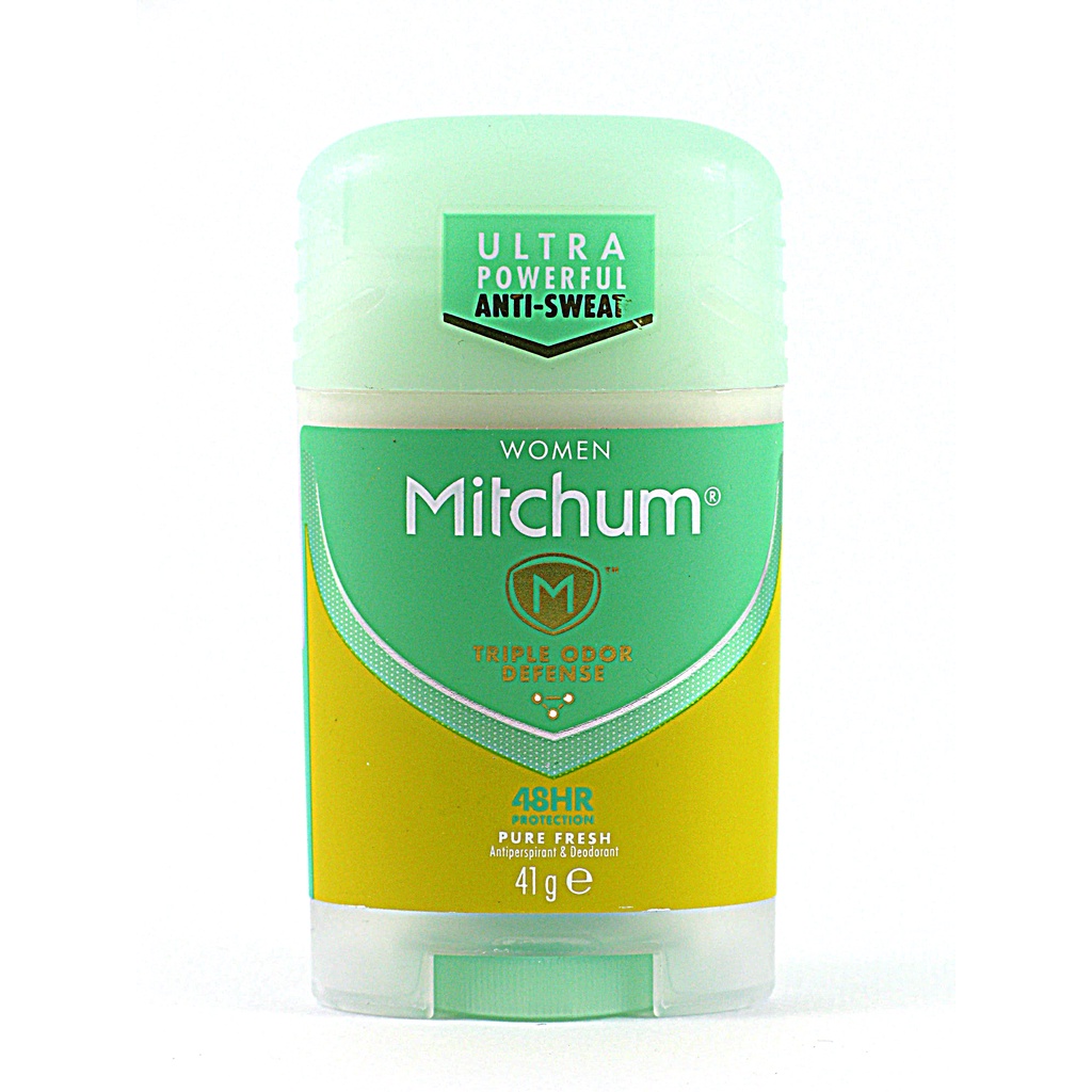 Mitchum มิทชั่ม โรลออนผู้หญิง แบบแท่ง(Mitchum Deodorant Stick Pure Fres)