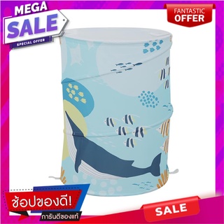 ตะกร้าผ้า MOYA HA10617A WHALE ตะกร้าผ้า LAUNDRY BAG MOYA HA10617A WHALE อุปกรณ์จัดเก็บเสื้อผ้า