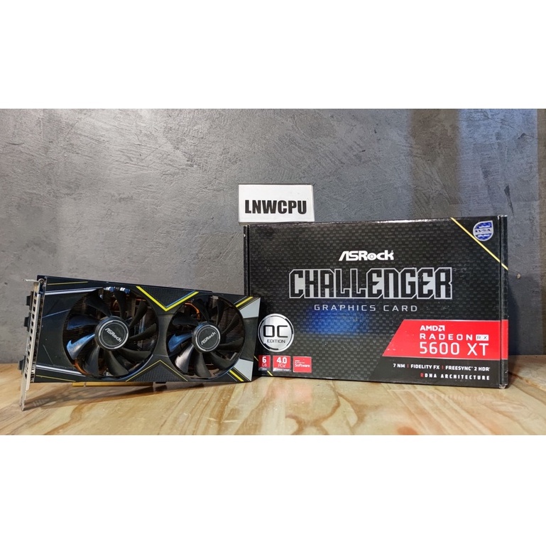 การ์ดจอ Asrock RX5600XT มีประกัน