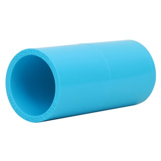 ท่อประปา ข้อต่อ ท่อน้ำ ท่อPVC ข้อต่อตรง-หนา SCG 1นิ้ว สีฟ้า STRAIGHT PVC SOCKET SCG 1" LITE BLUE