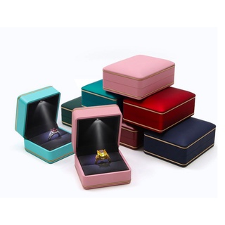 กล่องเครื่องประดับ กล่องใส่แหวนสีสวย JEWELRY BOX