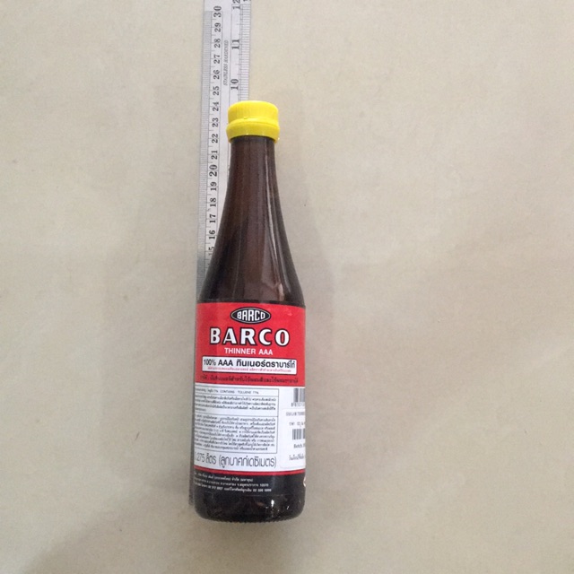 Barco ทินเนอร์AAA ทินเนอร์ผสมสี ขวดเล็ก ขวดใหญ่