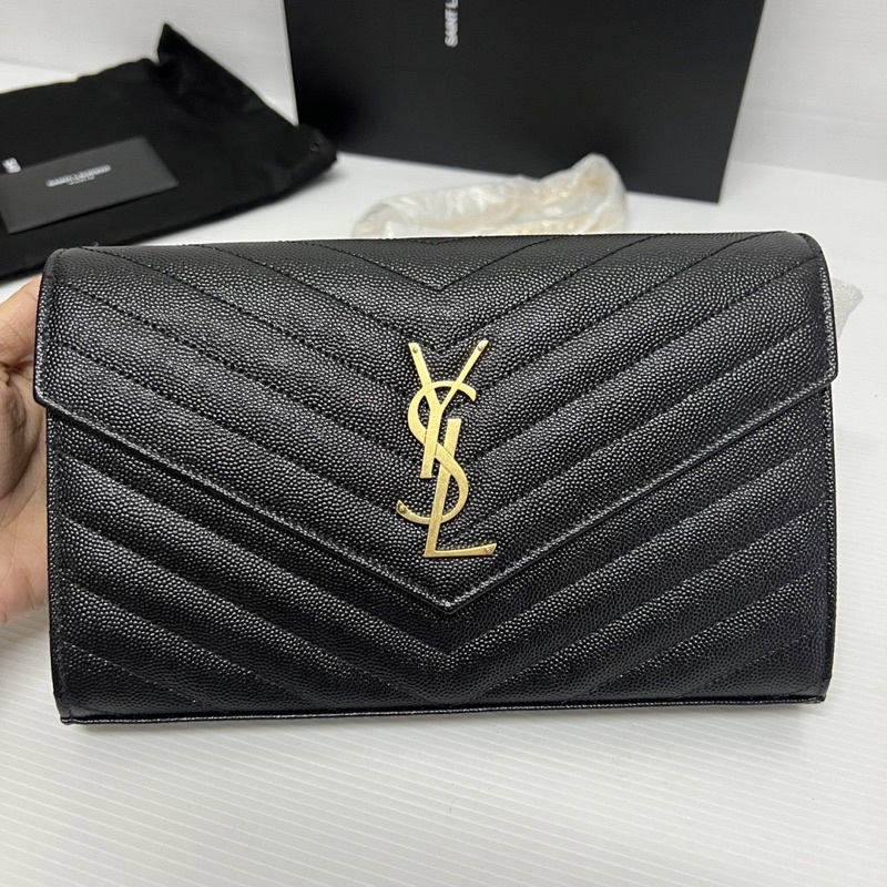 (ไม่มี+FEEใดๆ)ถูกที่สุด ของแท้100% New💯 Ysl woc 9”