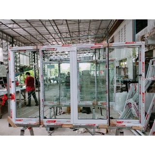 🏡200x120หน้าต่างบานเลื่อนอลูมิเนียม แบ่ง4ช่อง🏡พร้อมส่ง🚚ค่าส่งถูก🏡,คุ้มค่าคุ้มราคา🏡อลู 0.8 มิล🏡กระจก5มิล