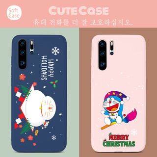 เคสโทรศัพท์สำหรับ Huawei Y7P 2020 Y6P Y5P Y8P Nova 7 7i 6 7 SE 5T 5Z 5 5i Pro Y9 Prime 2019 Y9S Y6S P40 Pro Plus Lite E P20 P30 Pro Plus Y7 Pro 2019 P20 P30 Lite Nova 3e 3i 4e Mate 20 30 Lite Pro Case โดราเอมอน Mobile Soft TPU Covers