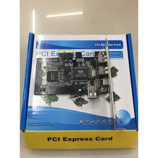 PCI Firewire 400 IEEE 1394 1394A 2 * 6pin + 1 * 4pin 3พอร์ต