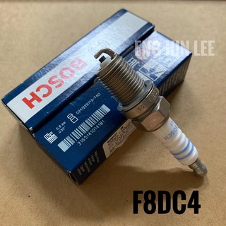 BENZ หัวเทียน BOSCH (1ตัว) Nickel F8DC4 สำหรับเบนซ์ Mercedes-Benz เครื่อง M104 M111 M119 M120 รุ่น W124 W210 W140