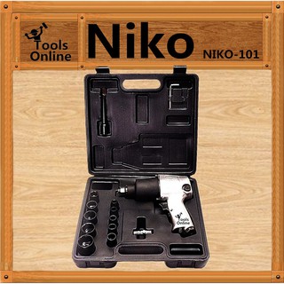 NIKO บล็อกลม 4 หุน NIKO-101 ค้อนคู่ บล็อคลม บ๊อกลม