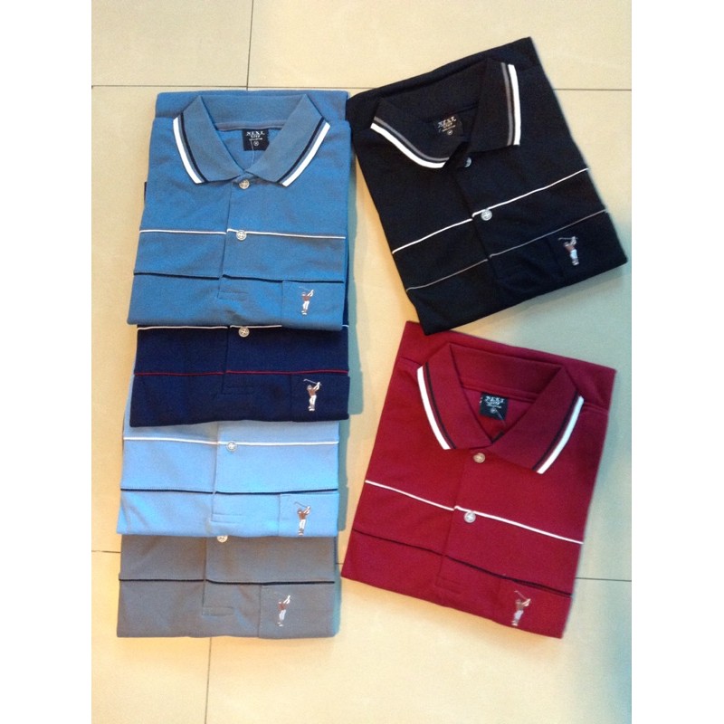 Polo Shirts 165 บาท เสื้อโปโลผู้ชาย,T-Shirt เสื้อคอปกแขนสั้นมีกระเป๋าแขนปล่อยไซส์M,L✳️มีเก็บเงินปลายทาง Men Clothes