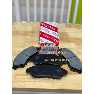 All NEW RUSH/ALL TERIOS-BRAKE PAD 04465-BZ250 แผ่นเบรกหน้า