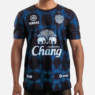 เสื้อบุรีรัมย์ยูไนเต็ด Pre Season 2021 Tie Dye T-Shirt สีดำ/กรม ของแท้จากสโมสร BURIRAM UNITED (ลายผ้ามัดย้อม)