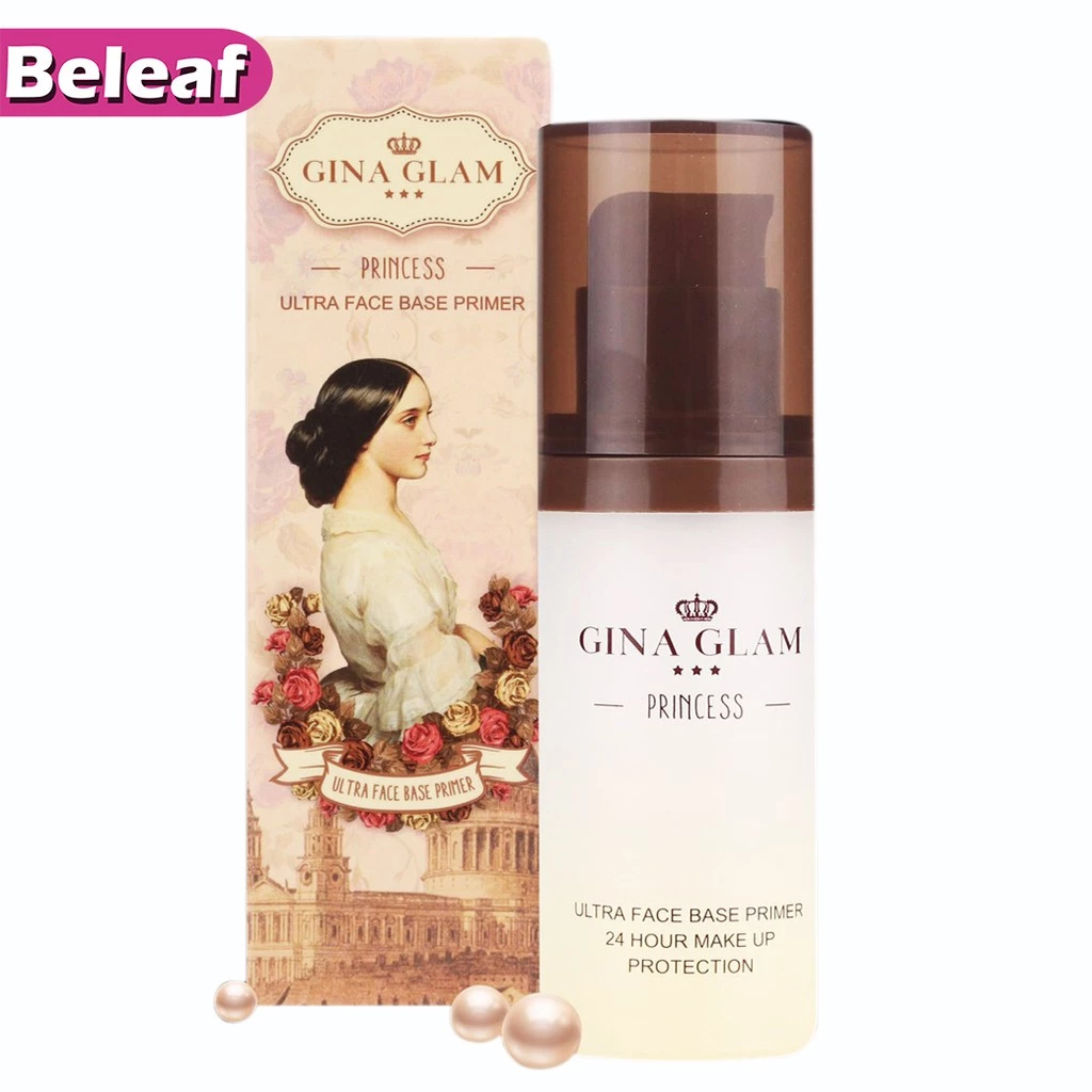 Gina Glam Princess Ultra Face Base Primer 30g G18 ไพเมอร์ เนื้อซิลิโคน จีน่า เกลม ปกปิดรูขุมขน