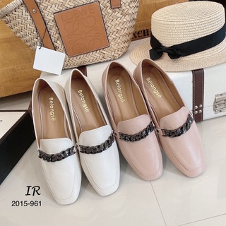 2015-961 รองเท้าคัทชูทำจากวัสดุหนัง ทรงสวย เรคคอมเมนท์ค่า
