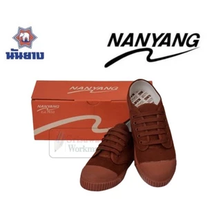 *ออกบิลเบิกโรงเรียนได้* รองเท้านักเรียน นันยาง ดำ / ขาว / น้ำตาล size 28-49 รองเท้าผ้าใบนักเรียน รองเท้านันยาง