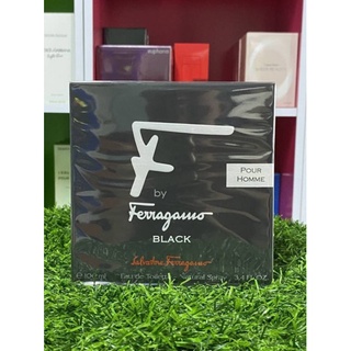 Salvatore Ferragamo F By Ferragamo Black Pour Homme EDT 100ml.ซีล💐แท้100%